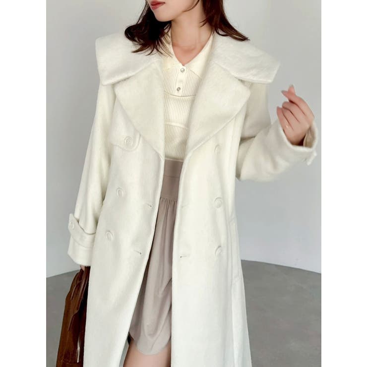 セーラービッグカラーコート | dazzlin | 詳細画像13 