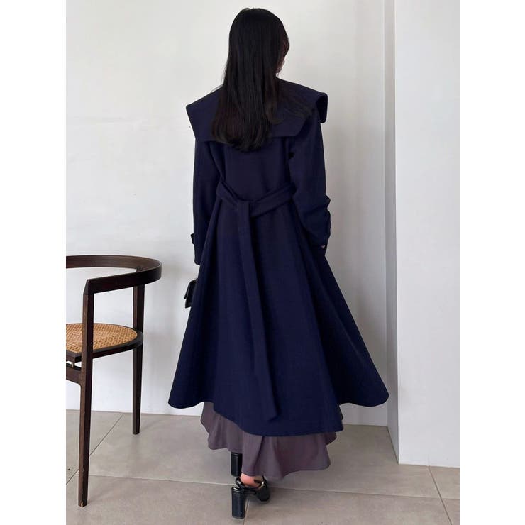 セーラービッグカラーコート | dazzlin | 詳細画像18 