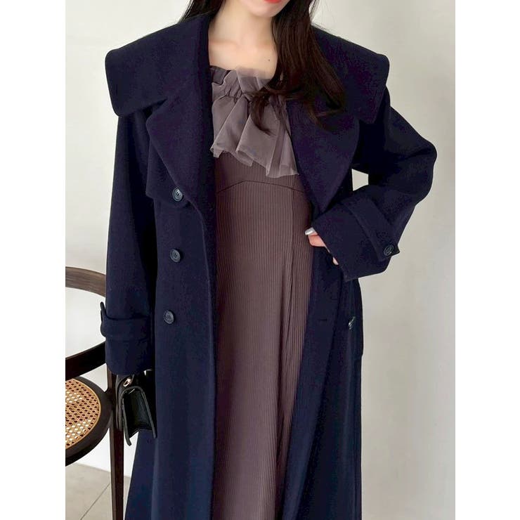 セーラービッグカラーコート | dazzlin | 詳細画像19 