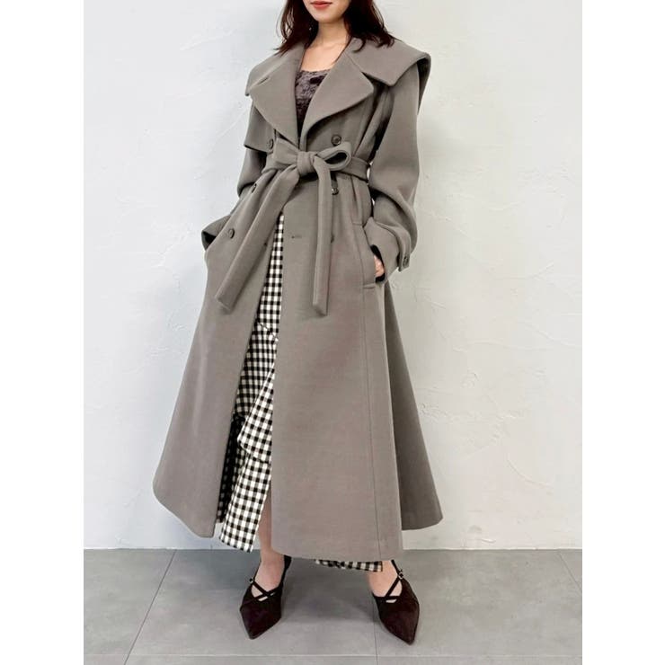 セーラービッグカラーコート | dazzlin | 詳細画像2 