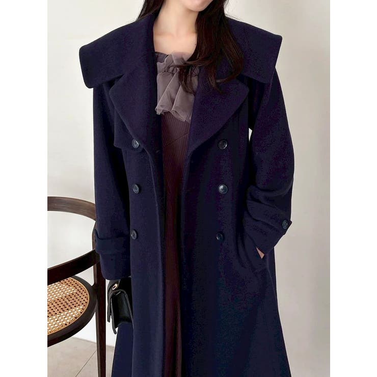 セーラービッグカラーコート | dazzlin | 詳細画像20 