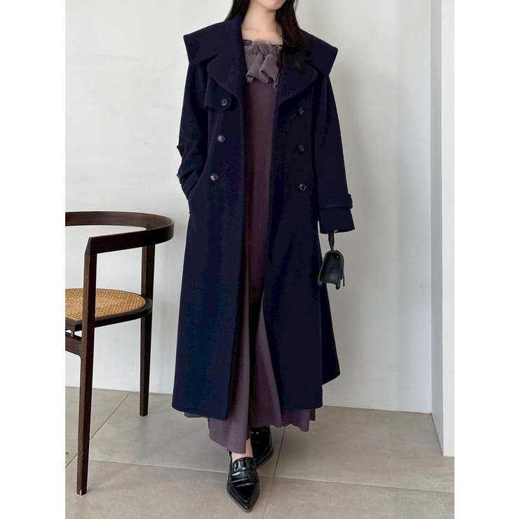 セーラービッグカラーコート | dazzlin | 詳細画像21 