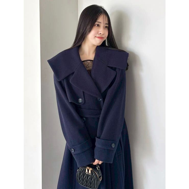 セーラービッグカラーコート | dazzlin | 詳細画像22 