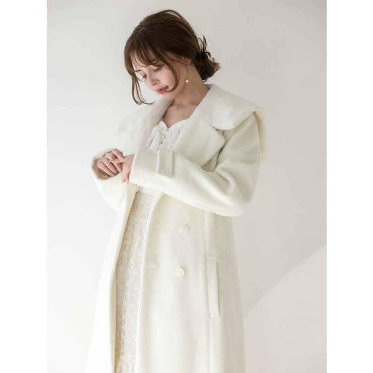 セーラービッグカラーコート | dazzlin | 詳細画像3 