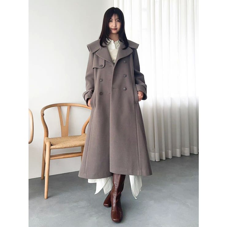 セーラービッグカラーコート | dazzlin | 詳細画像31 