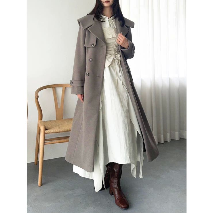 セーラービッグカラーコート | dazzlin | 詳細画像35 