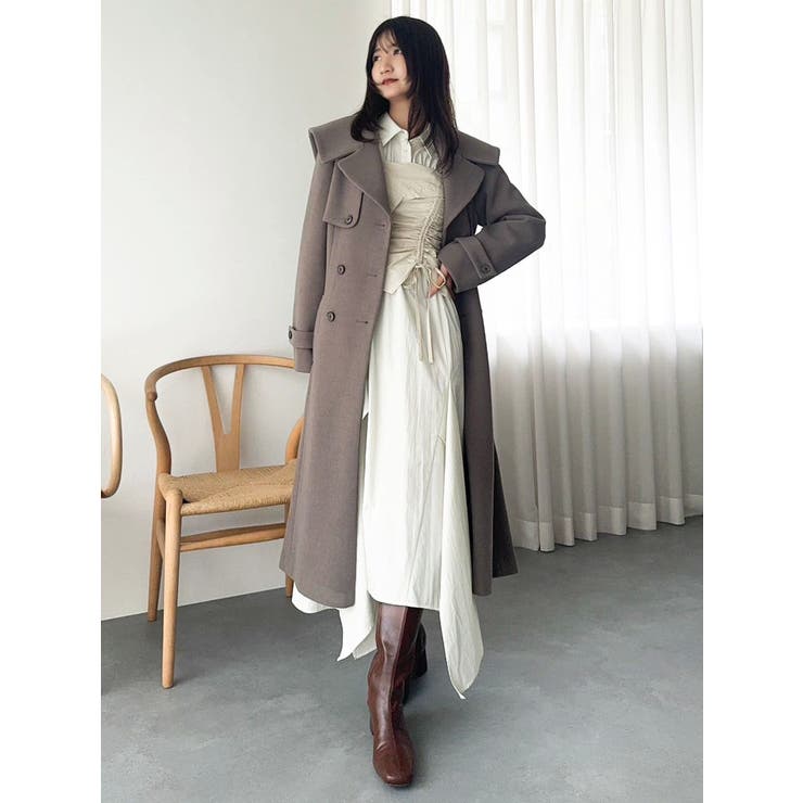 セーラービッグカラーコート | dazzlin | 詳細画像36 