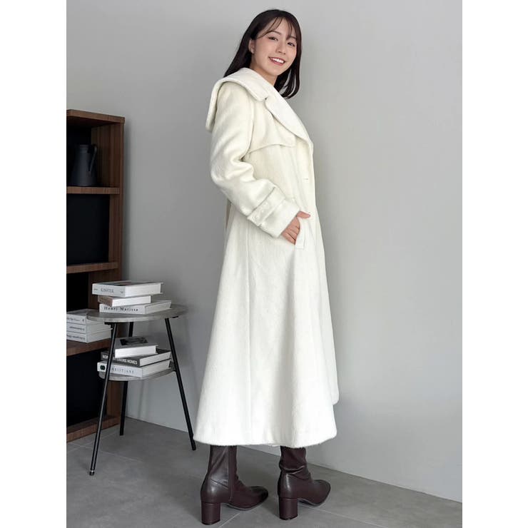 セーラービッグカラーコート | dazzlin | 詳細画像37 