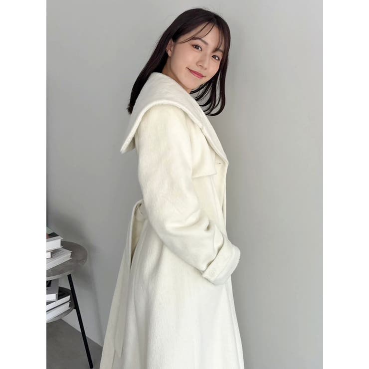 セーラービッグカラーコート | dazzlin | 詳細画像40 