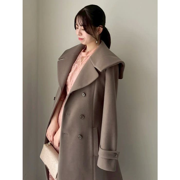 セーラービッグカラーコート | dazzlin | 詳細画像50 