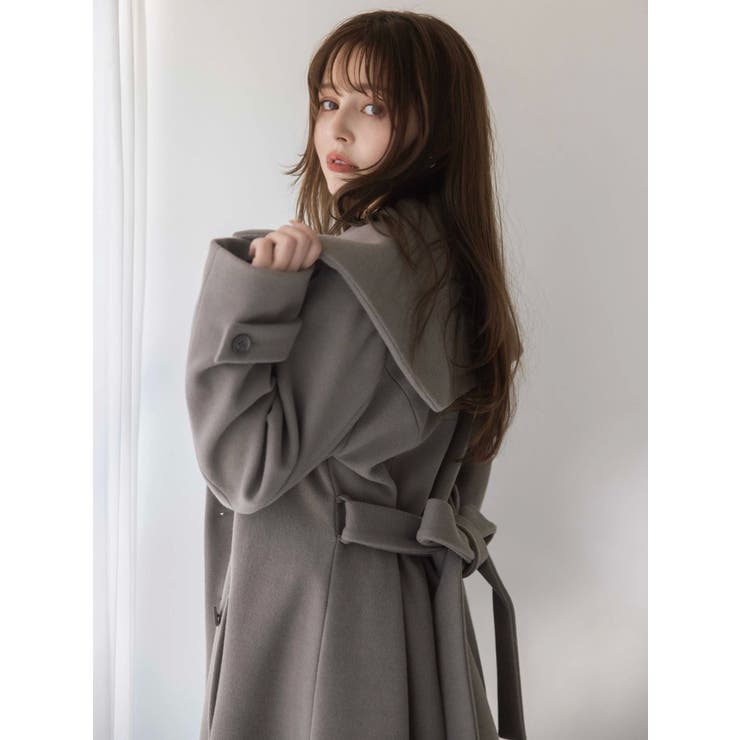 セーラービッグカラーコート | dazzlin | 詳細画像7 