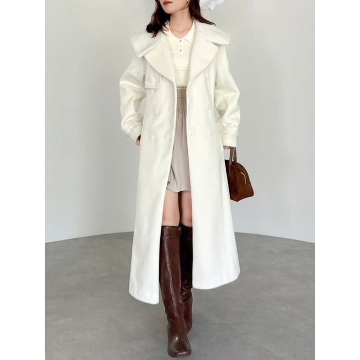 セーラービッグカラーコート | dazzlin | 詳細画像8 