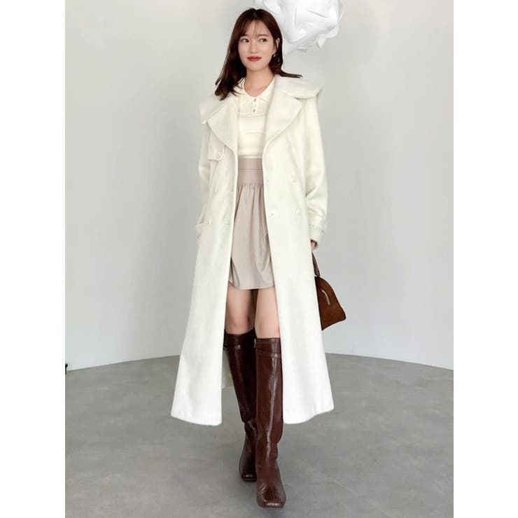 セーラービッグカラーコート | dazzlin | 詳細画像9 