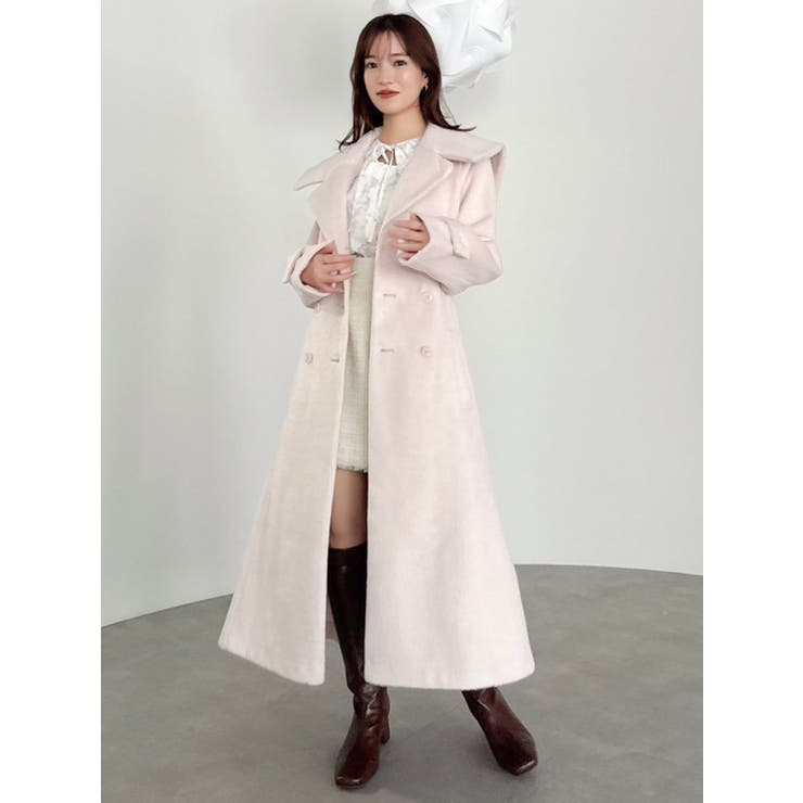 ピンク | セーラービッグカラーコート | dazzlin