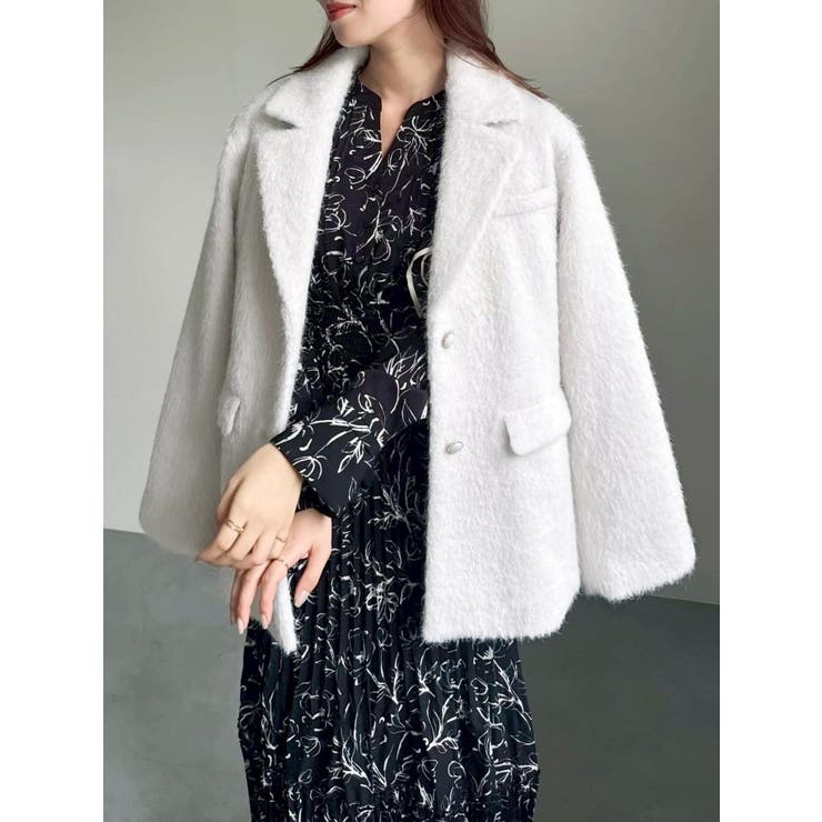 シャギーテーラージャケット | dazzlin | 詳細画像13 