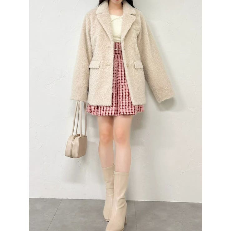 シャギーテーラージャケット | dazzlin | 詳細画像25 