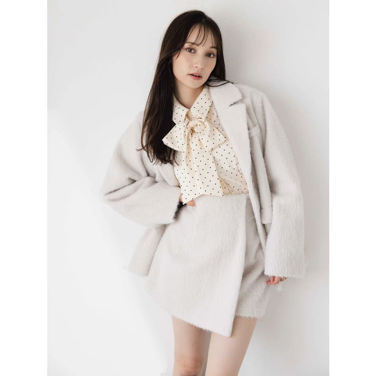 シャギーテーラージャケット | dazzlin | 詳細画像3 