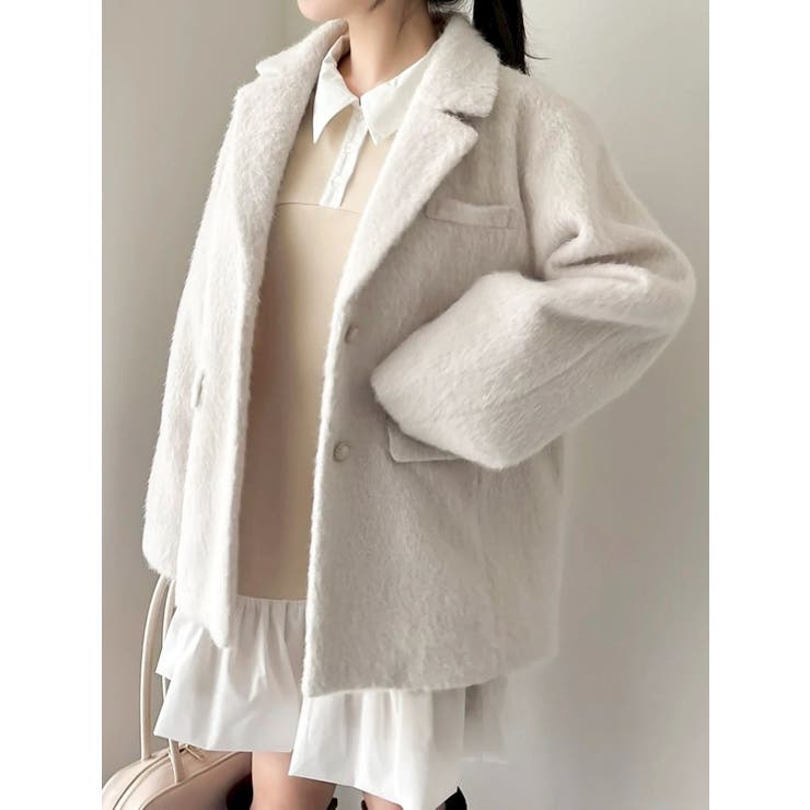 シャギーテーラージャケット | dazzlin | 詳細画像6 