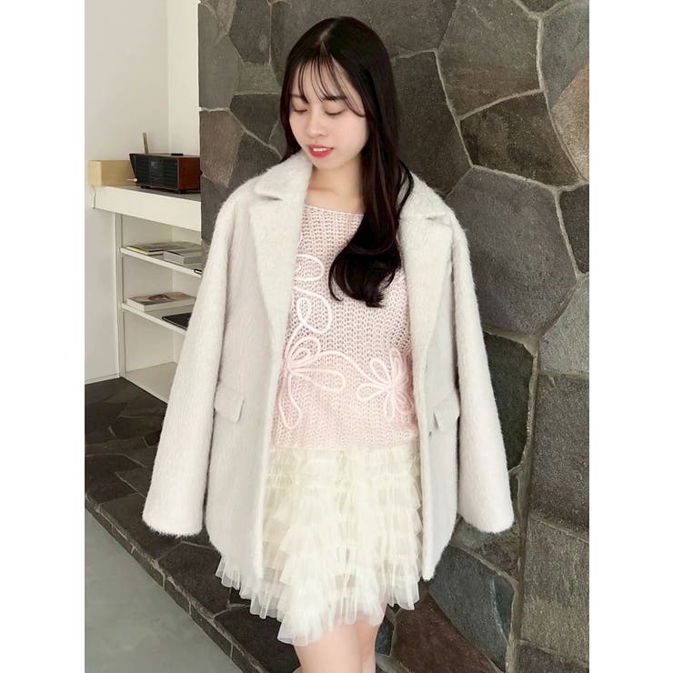 シャギーテーラージャケット | dazzlin | 詳細画像9 