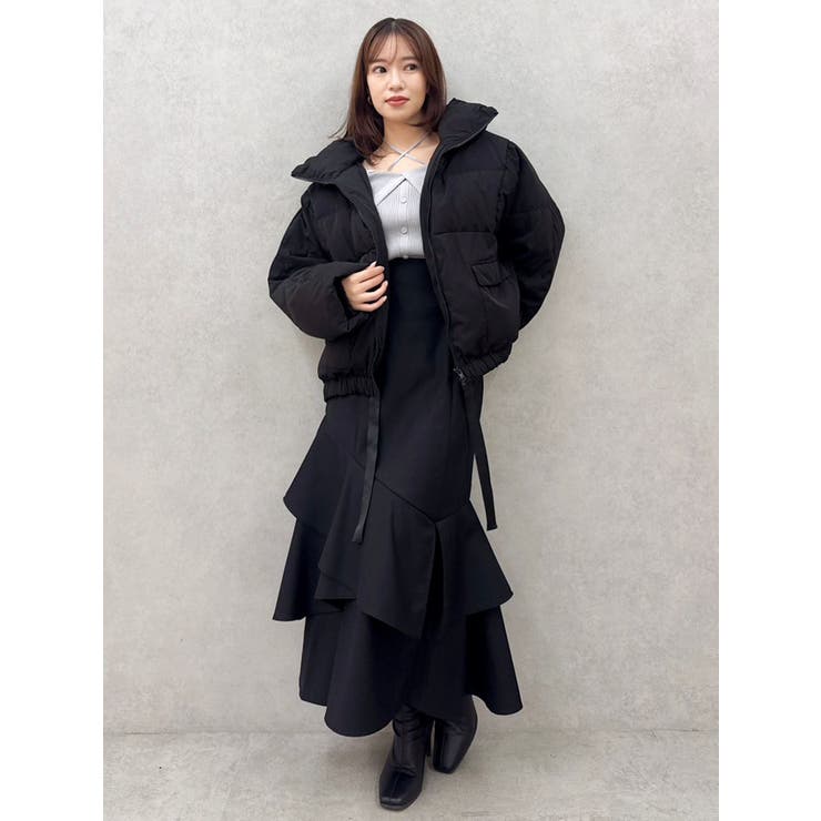 スタンドカラーボリュームダウン | dazzlin | 詳細画像3 