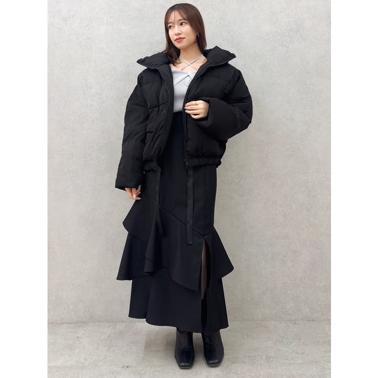 スタンドカラーボリュームダウン | dazzlin | 詳細画像4 