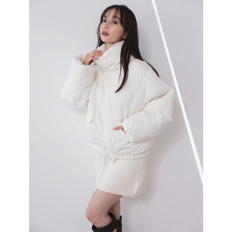 スタンドカラーボリュームダウン | dazzlin | 詳細画像6 