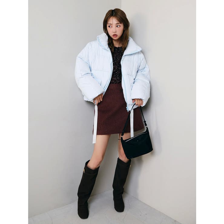 スタンドカラーボリュームダウン | dazzlin | 詳細画像9 