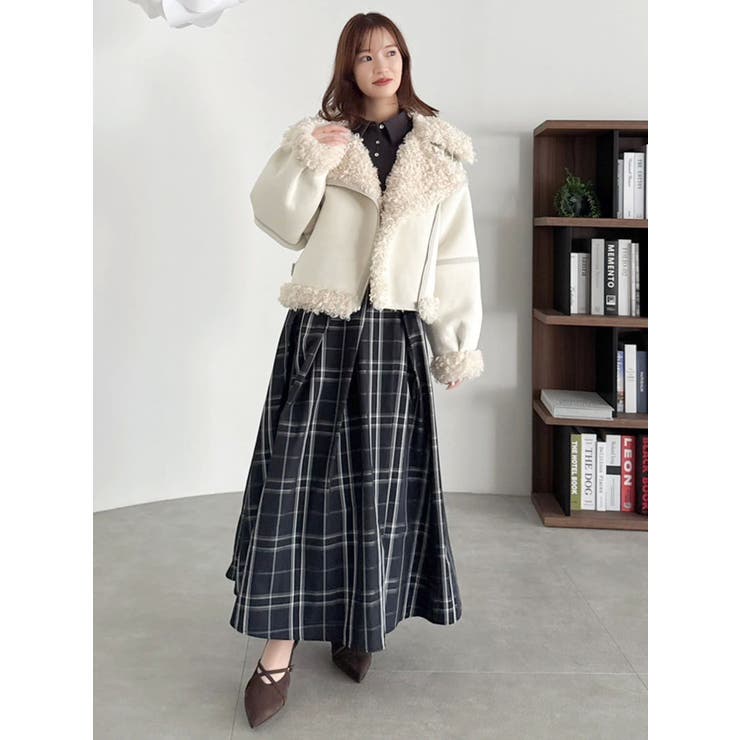 ビッグカラームートンブルゾン | dazzlin | 詳細画像17 