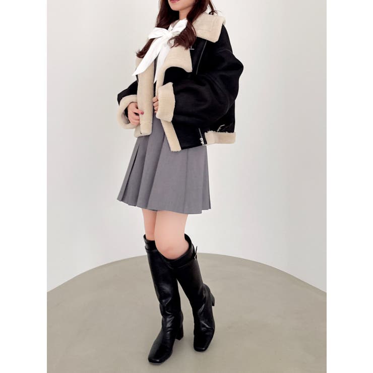 ビッグカラームートンブルゾン | dazzlin | 詳細画像2 