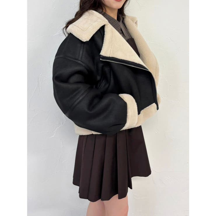 ビッグカラームートンブルゾン | dazzlin | 詳細画像21 