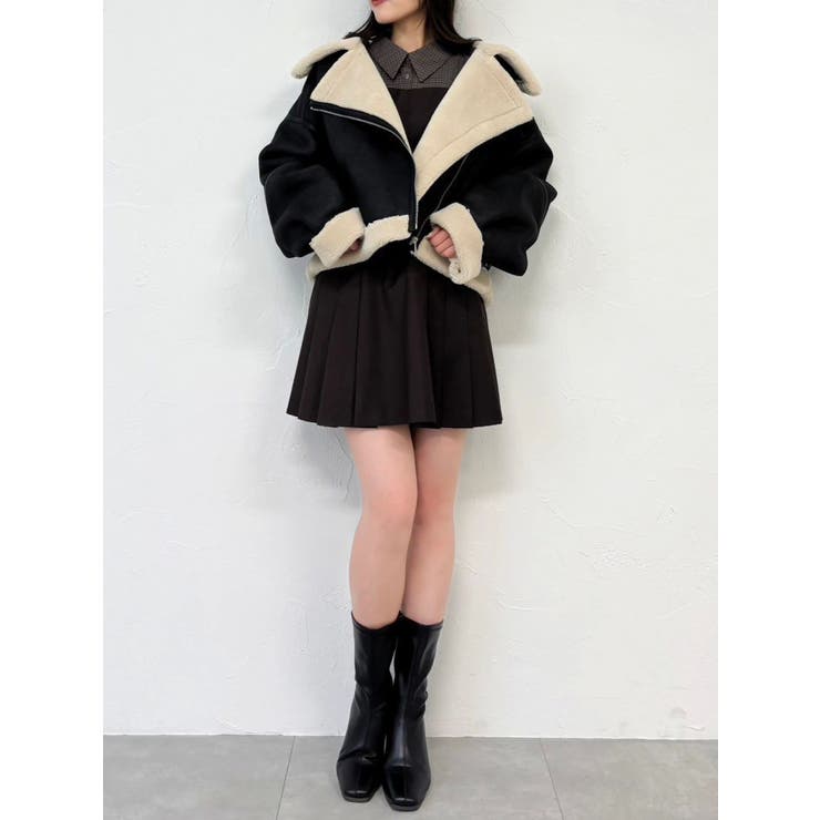 ビッグカラームートンブルゾン | dazzlin | 詳細画像23 