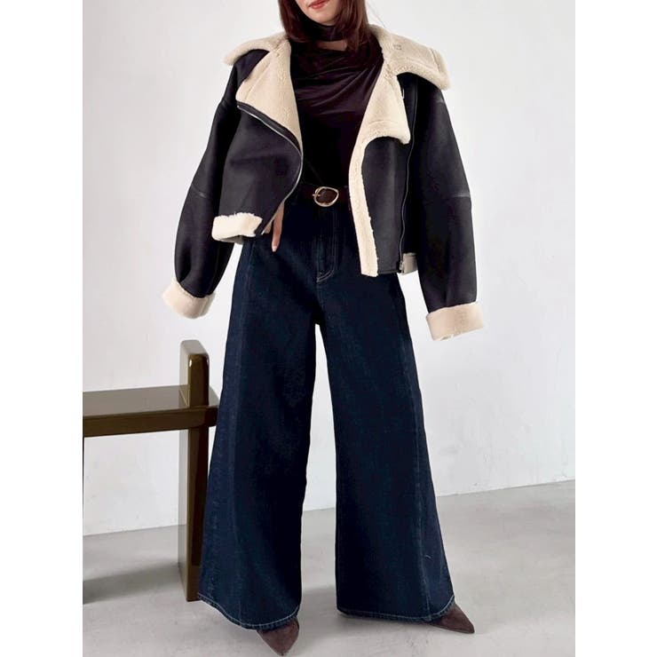 ビッグカラームートンブルゾン | dazzlin | 詳細画像38 