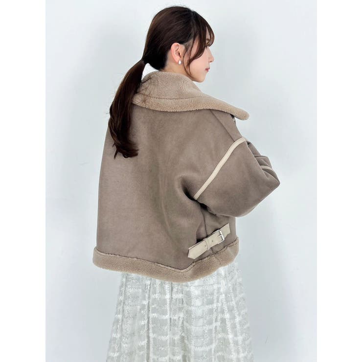 ビッグカラームートンブルゾン | dazzlin | 詳細画像44 