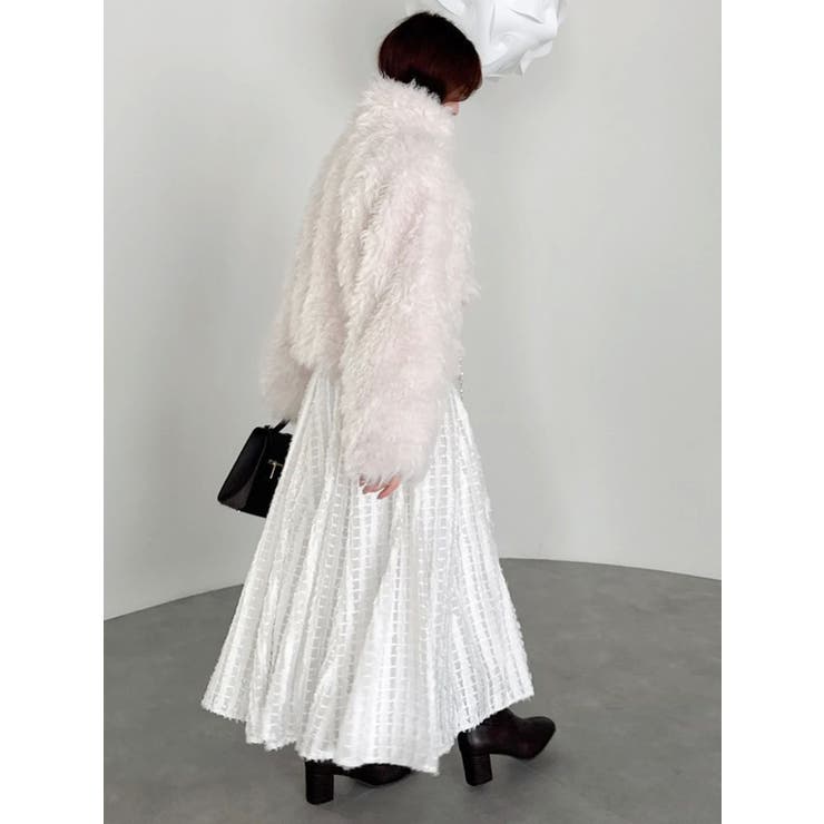 パールチェーンエコファーブルゾン | dazzlin | 詳細画像26 