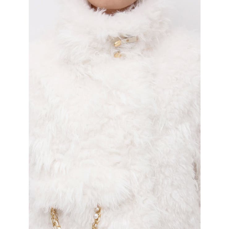 パールチェーンエコファーブルゾン | dazzlin | 詳細画像46 