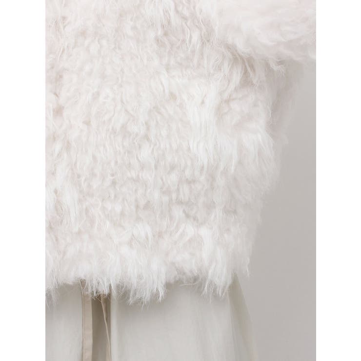 パールチェーンエコファーブルゾン | dazzlin | 詳細画像50 