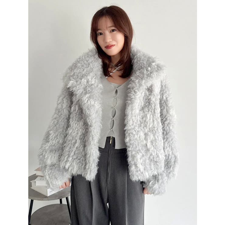 カールエコファーブルゾン | dazzlin | 詳細画像22 