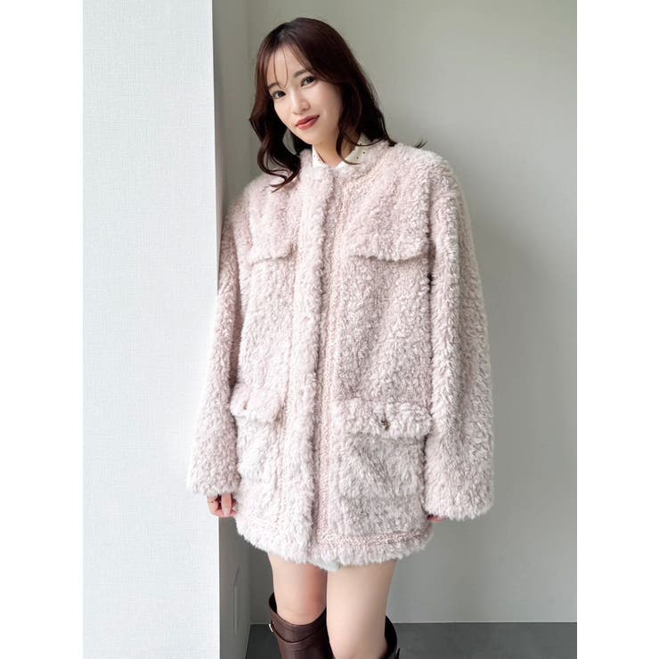 【20周年記念復刻！】ボアフレンチブルゾン | dazzlin | 詳細画像11 