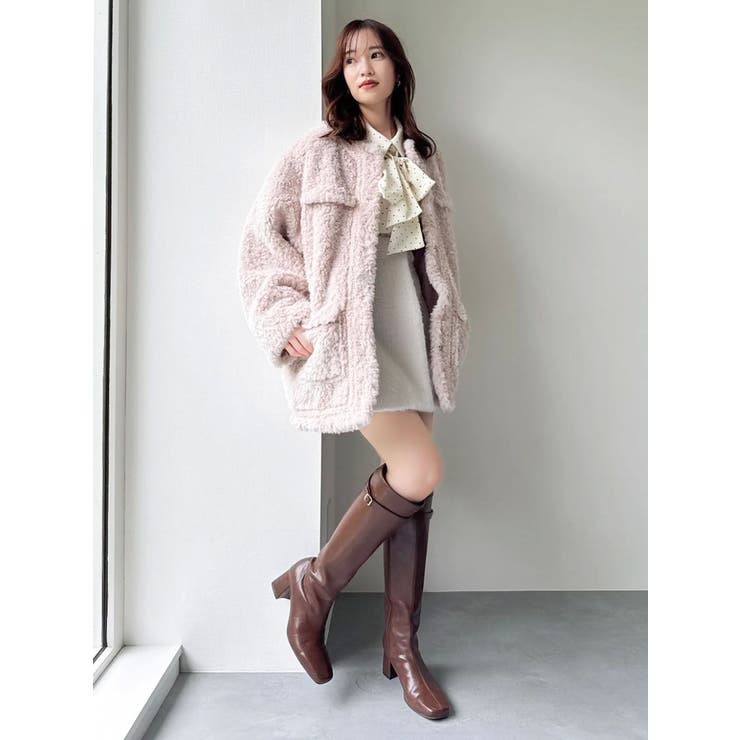 【20周年記念復刻！】ボアフレンチブルゾン | dazzlin | 詳細画像19 