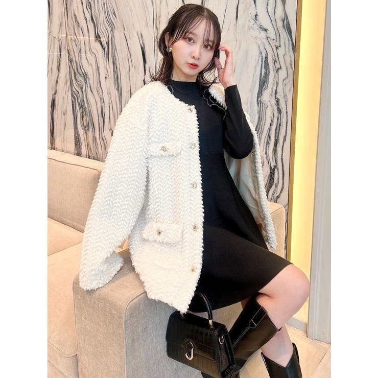 【20周年記念復刻！】ボアフレンチブルゾン | dazzlin | 詳細画像21 