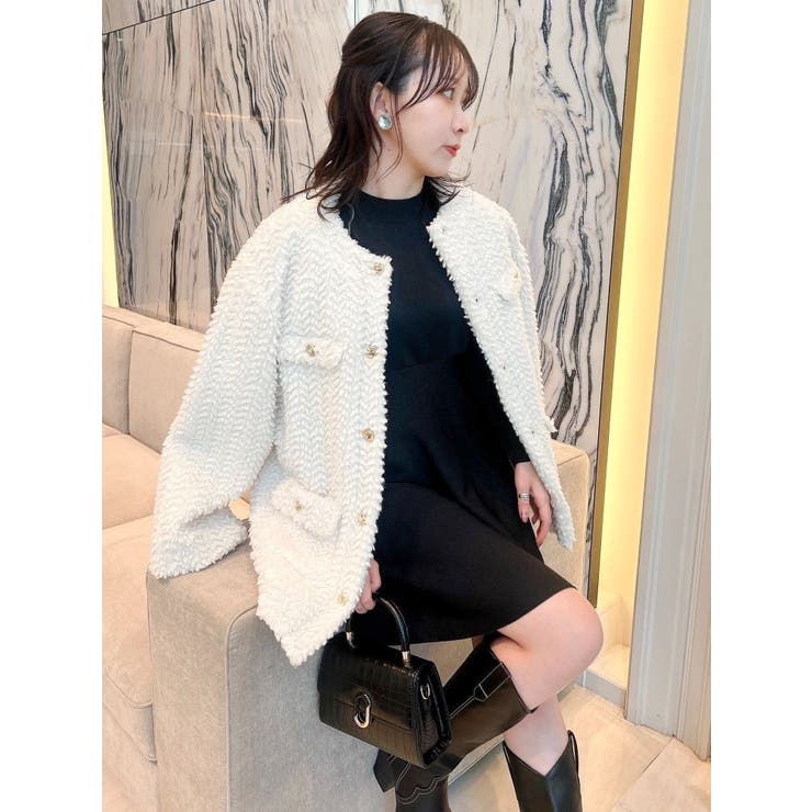 【20周年記念復刻！】ボアフレンチブルゾン | dazzlin | 詳細画像22 