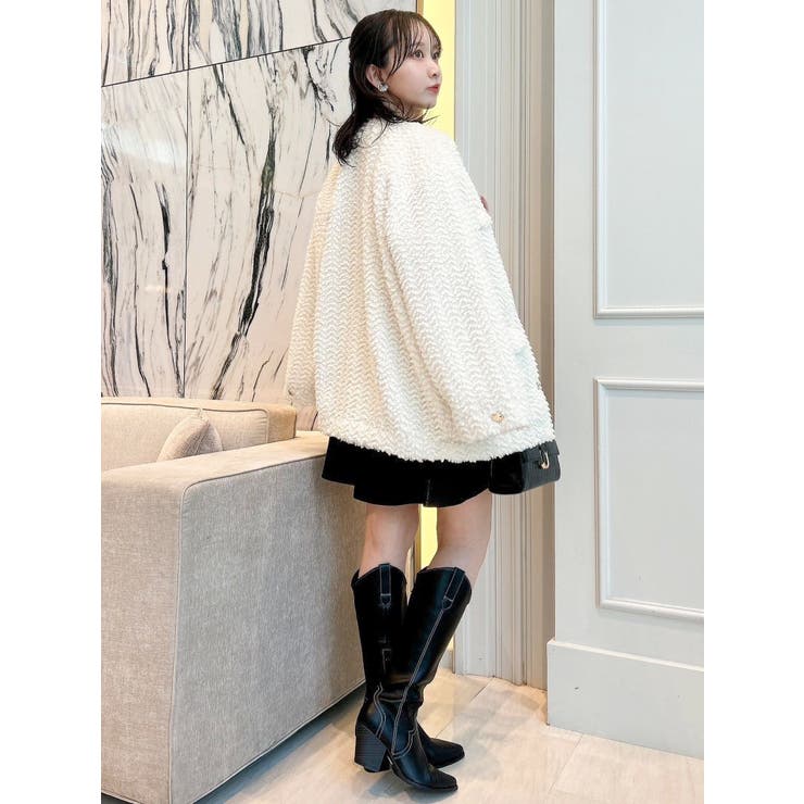 【20周年記念復刻！】ボアフレンチブルゾン | dazzlin | 詳細画像24 