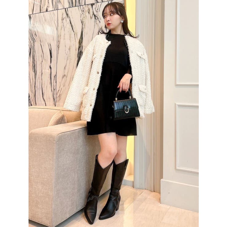 【20周年記念復刻！】ボアフレンチブルゾン | dazzlin | 詳細画像25 