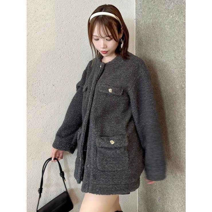 【20周年記念復刻！】ボアフレンチブルゾン | dazzlin | 詳細画像26 