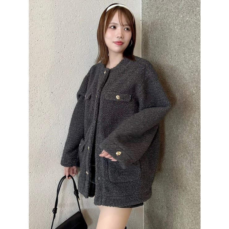 【20周年記念復刻！】ボアフレンチブルゾン | dazzlin | 詳細画像27 