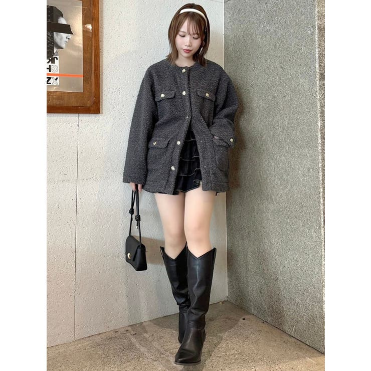 【20周年記念復刻！】ボアフレンチブルゾン | dazzlin | 詳細画像31 