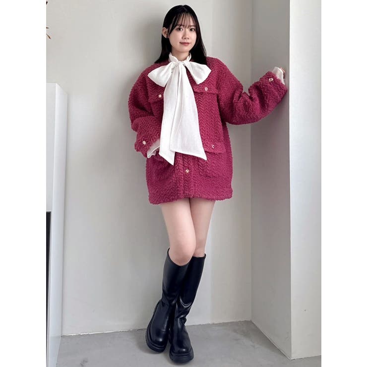 【20周年記念復刻！】ボアフレンチブルゾン | dazzlin | 詳細画像34 