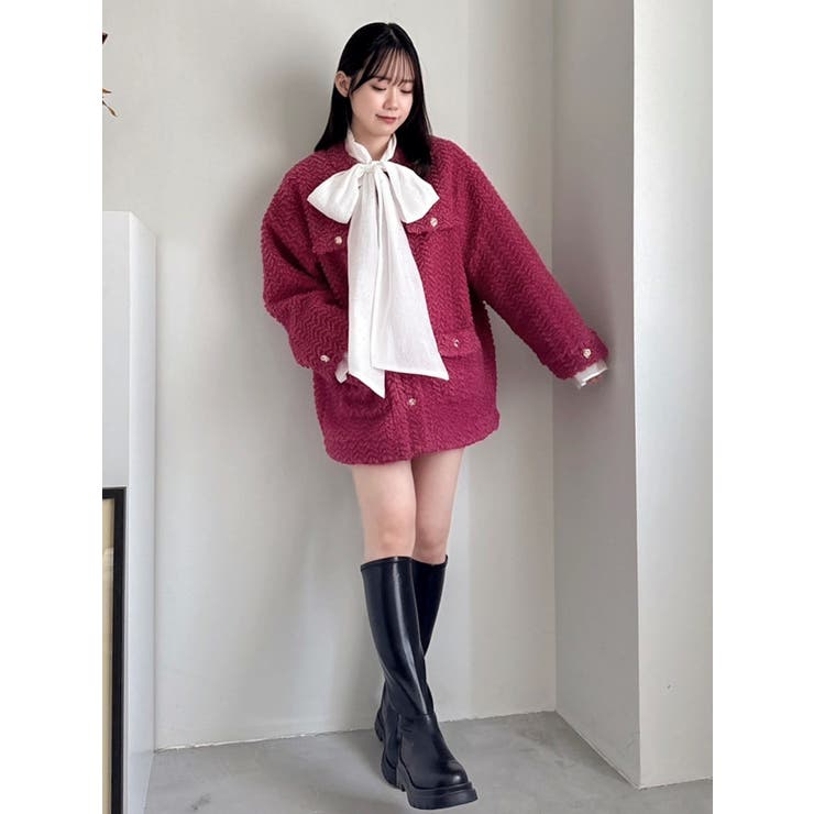 【20周年記念復刻！】ボアフレンチブルゾン | dazzlin | 詳細画像35 