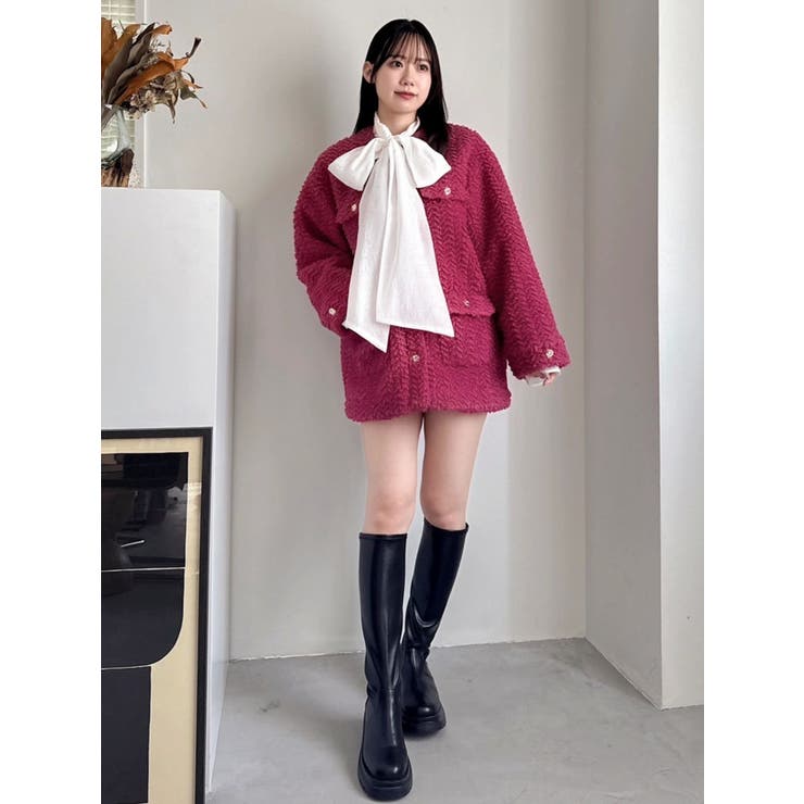 20周年記念復刻！】ボアフレンチブルゾン[品番：MKSW0067159]｜dazzlin