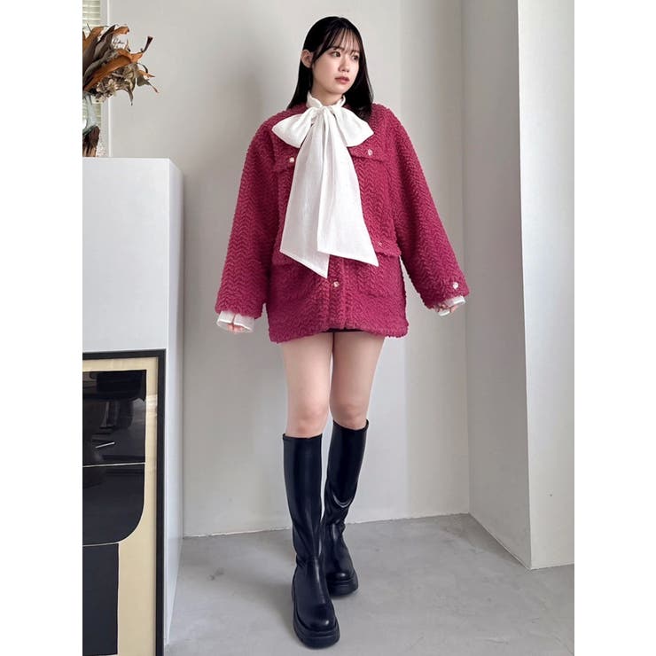 【20周年記念復刻！】ボアフレンチブルゾン | dazzlin | 詳細画像37 